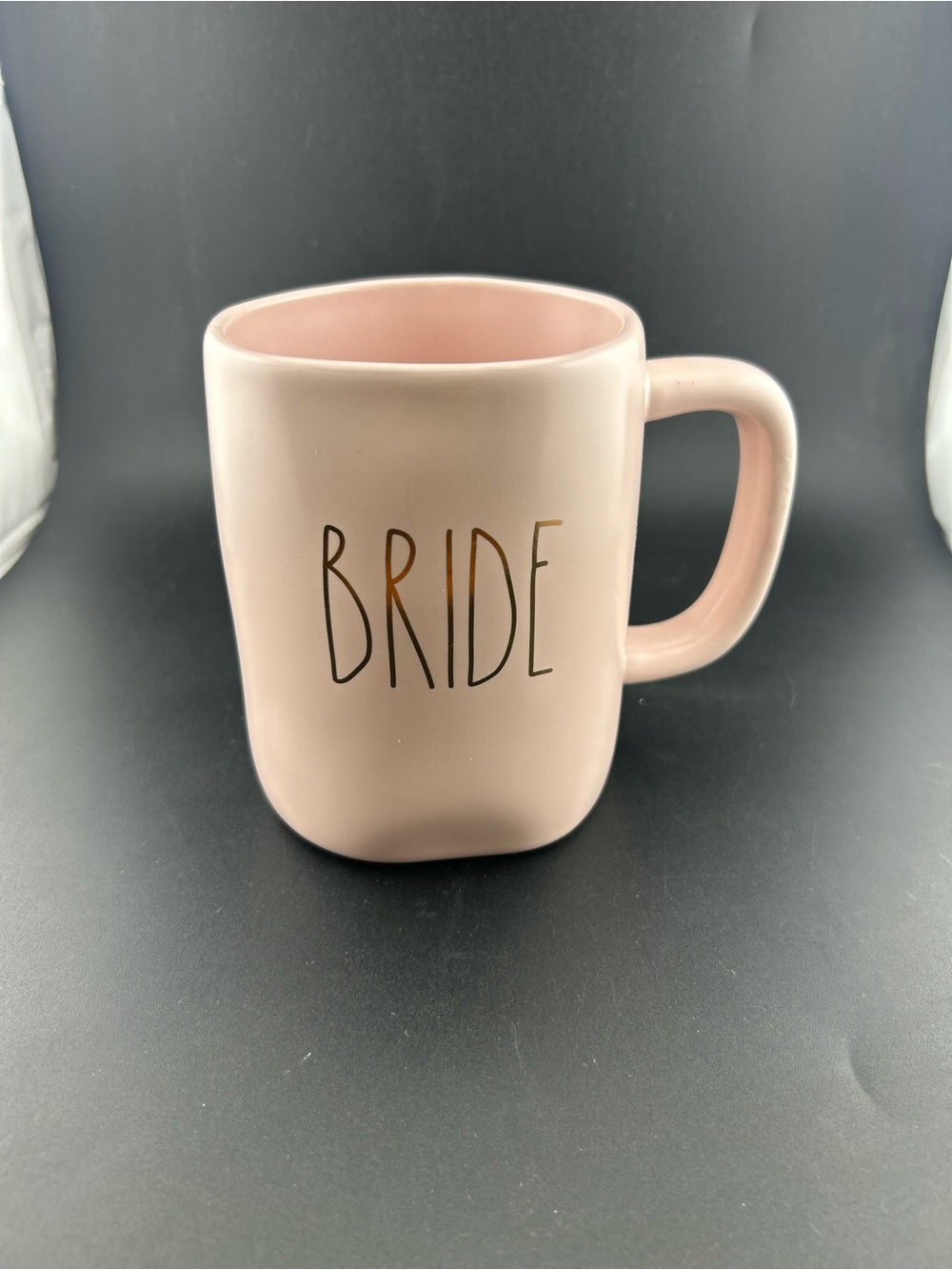 Rae Dunn Artisan Collection Rose Pink "BRIDE" Mug by Magenta